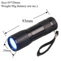 Ultra Violet Purple 395nm 9 Light Torch LED